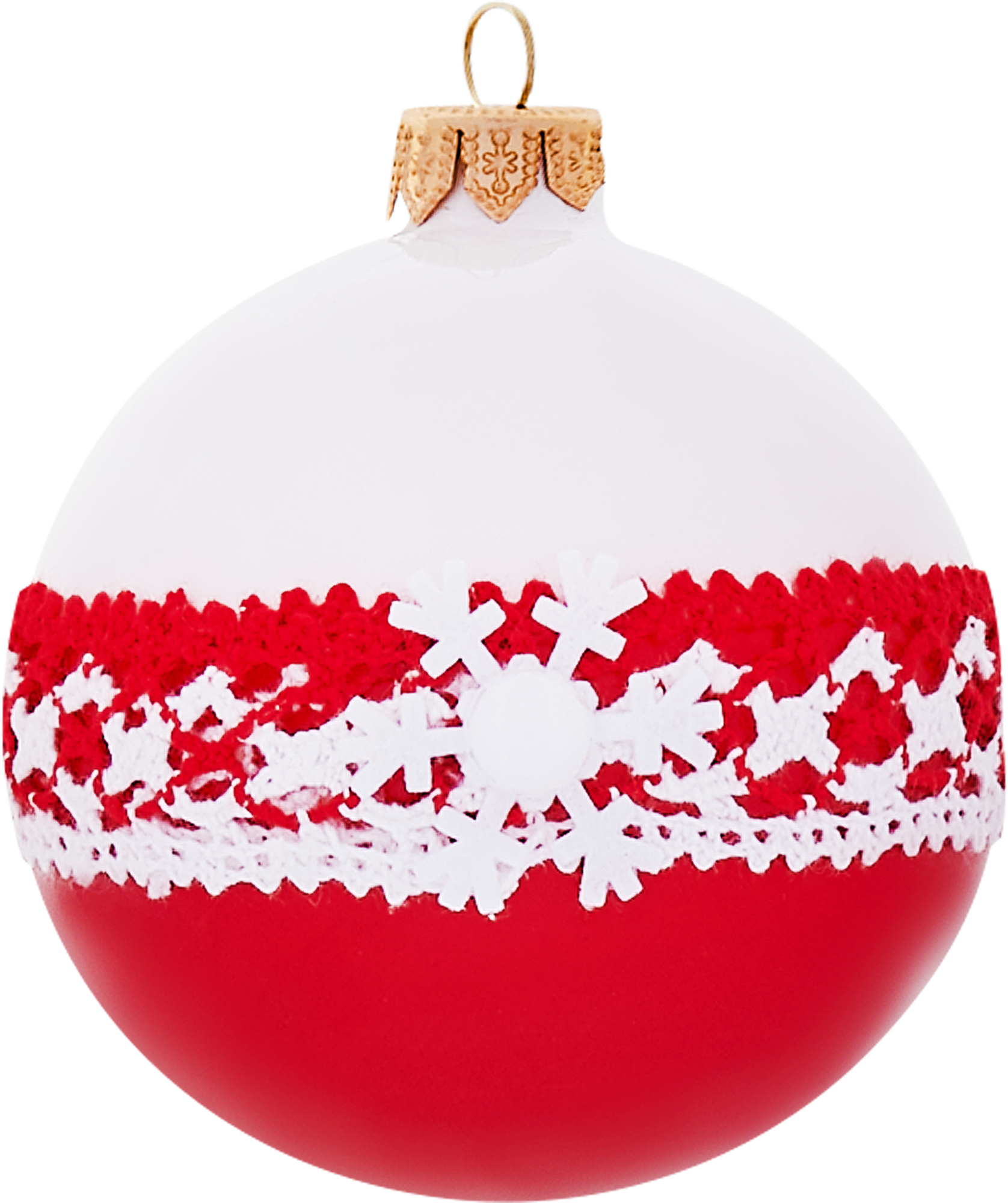 Изображение товара Ёлочный шар Плетение N4 85 мм стеклянный с блестками разноцветный