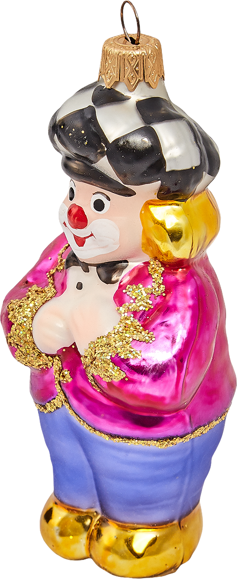 Изображение товара Ёлочное украшение "Олег Попов" Разноцветная металлическая игрушка для елки