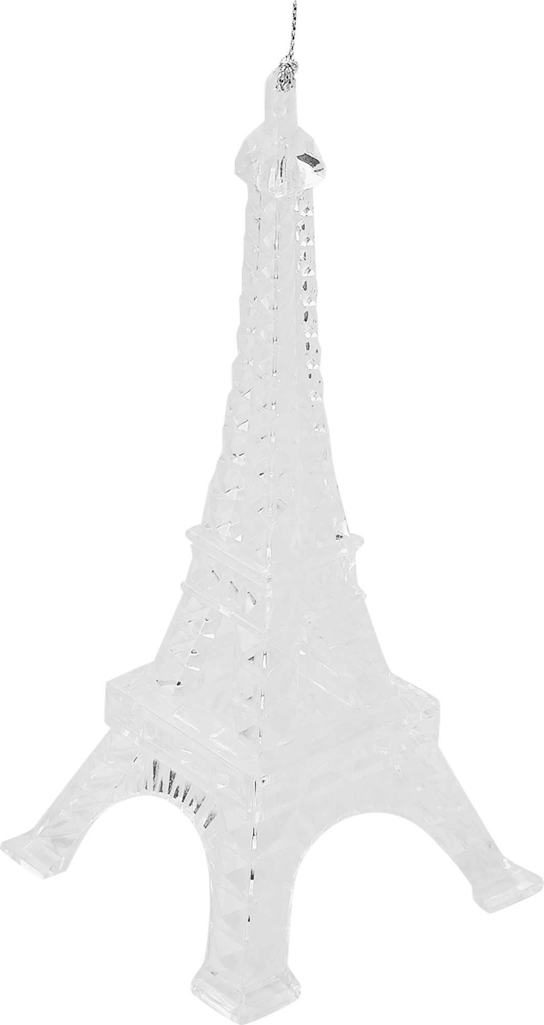 Изображение товара Украшение ёлочное «Эйфелева башня» 15 см, цвет серебристый