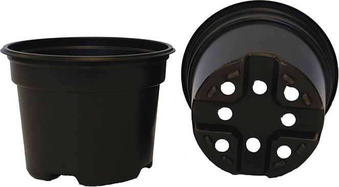 Изображение товара Горшок для рассады ø10 см, 0.46 л, пластик, черный