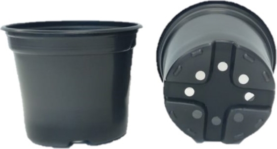 Изображение товара Горшок для рассады ø12 см, 0.77 л, пластик, черный