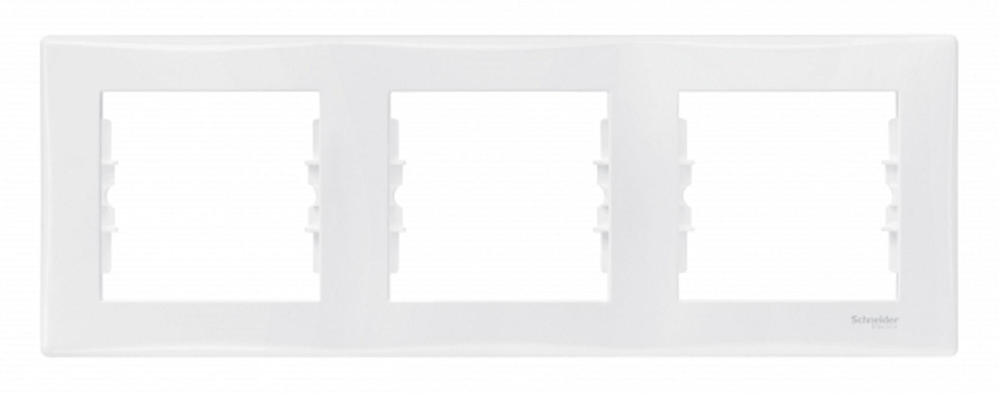Изображение товара Рамка для розеток и выключателей Schneider electric Sedna SDN5800521 3 поста цвет белый