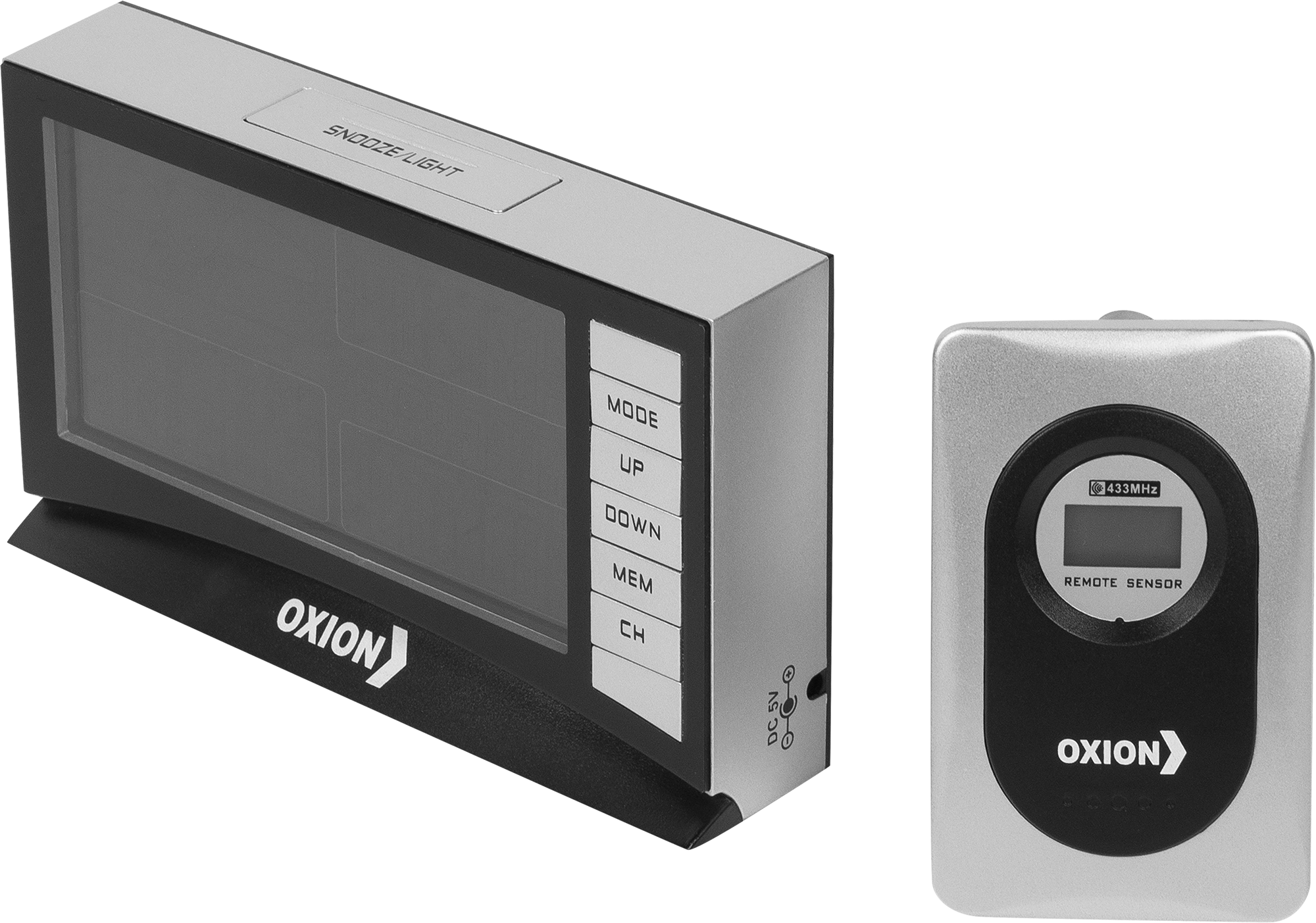 Изображение товара Метеостанция Oxion OTM609 с беспроводным датчиком и прогнозом погоды Изображение товара Метеостанция Oxion OTM609 с беспроводным датчиком и прогнозом погоды