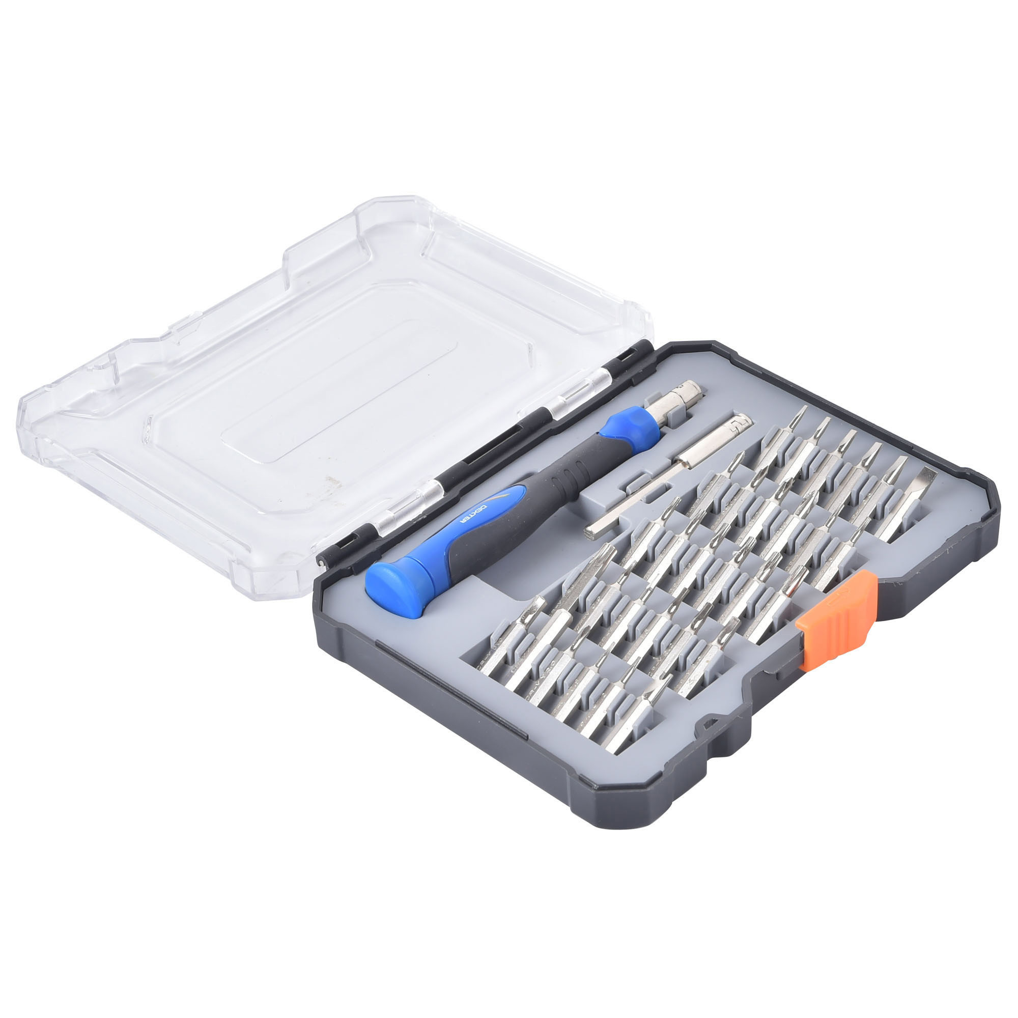 Изображение товара Прецизионный набор отверток Dexter 32 предмета с кейсом и насадками