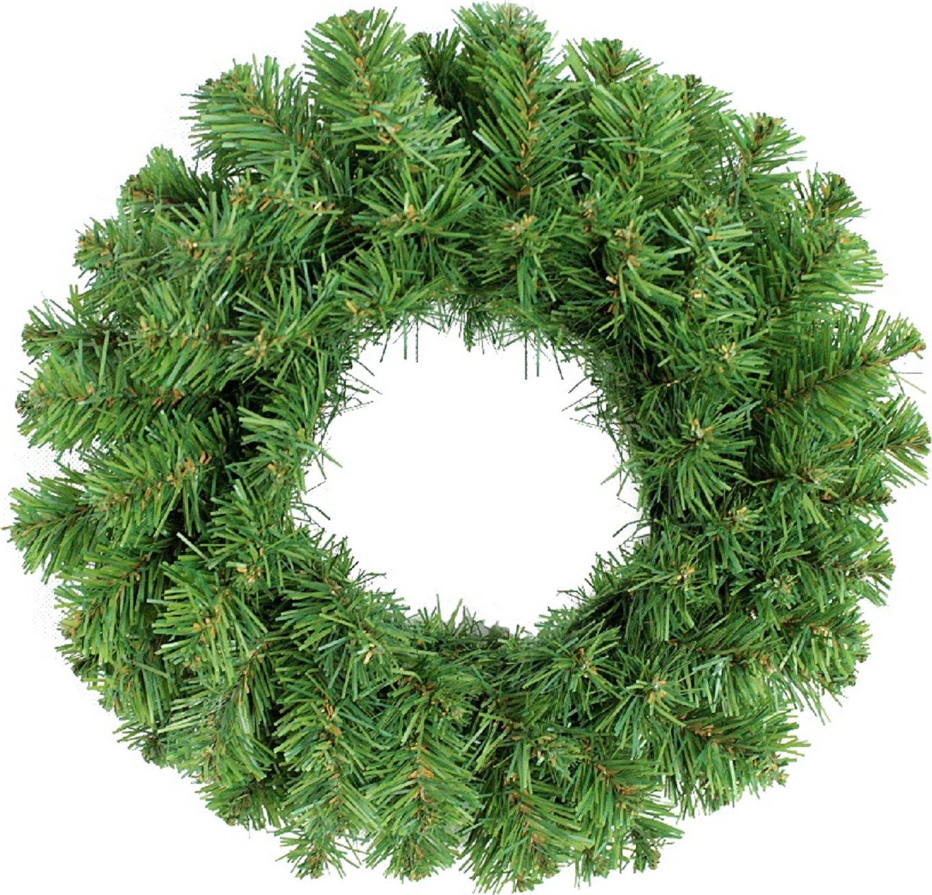 Изображение товара Венок новогодний №9, ø35 см, цвет светло-зелёный