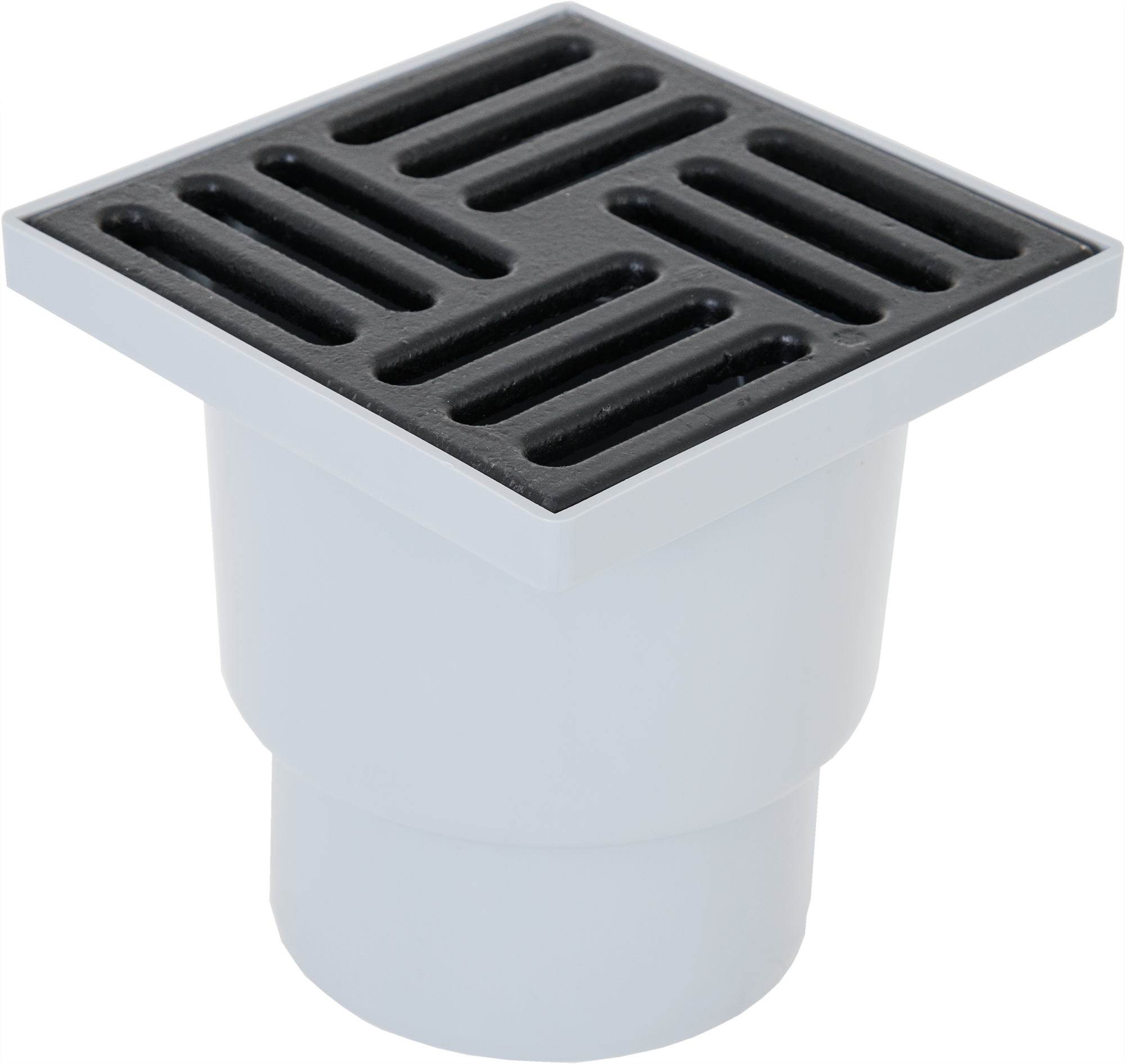 Изображение товара Душевой трап Ани пласт сухой затвор 150x150 мм из чугуна и полипропилена