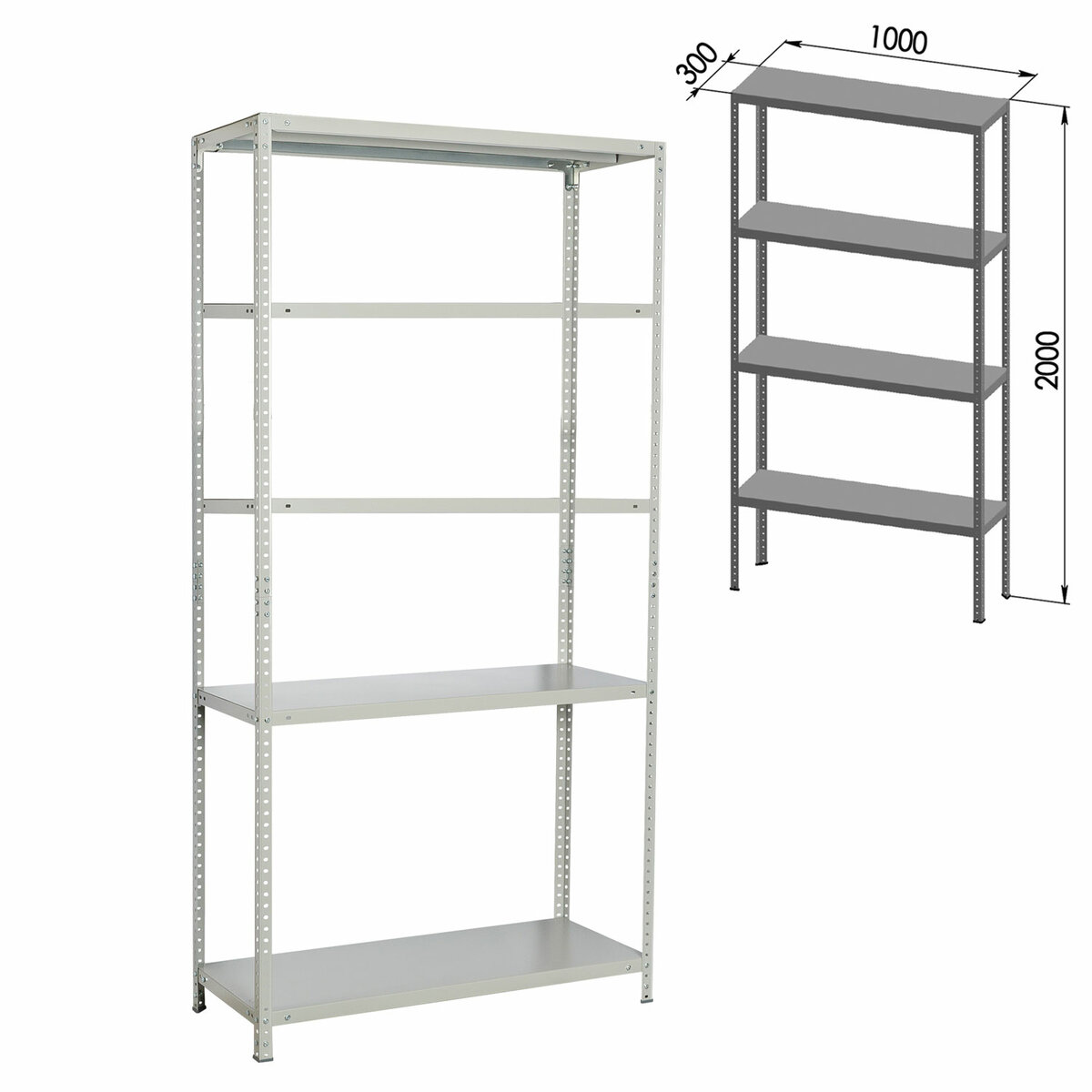 Изображение товара Стеллаж Brabix Ms Kd291118. 200x100x30 см Изображение товара Стеллаж Brabix Ms Kd291118. 200x100x30 см