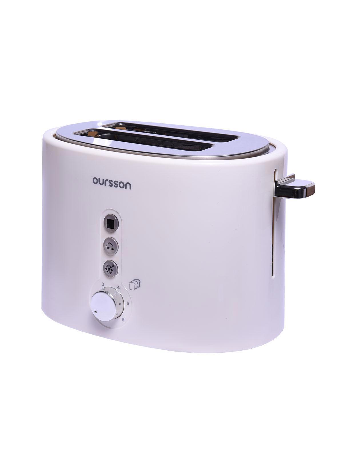 Изображение товара Тостер Oursson To2110/IV белого цвета механический 2 хлеба