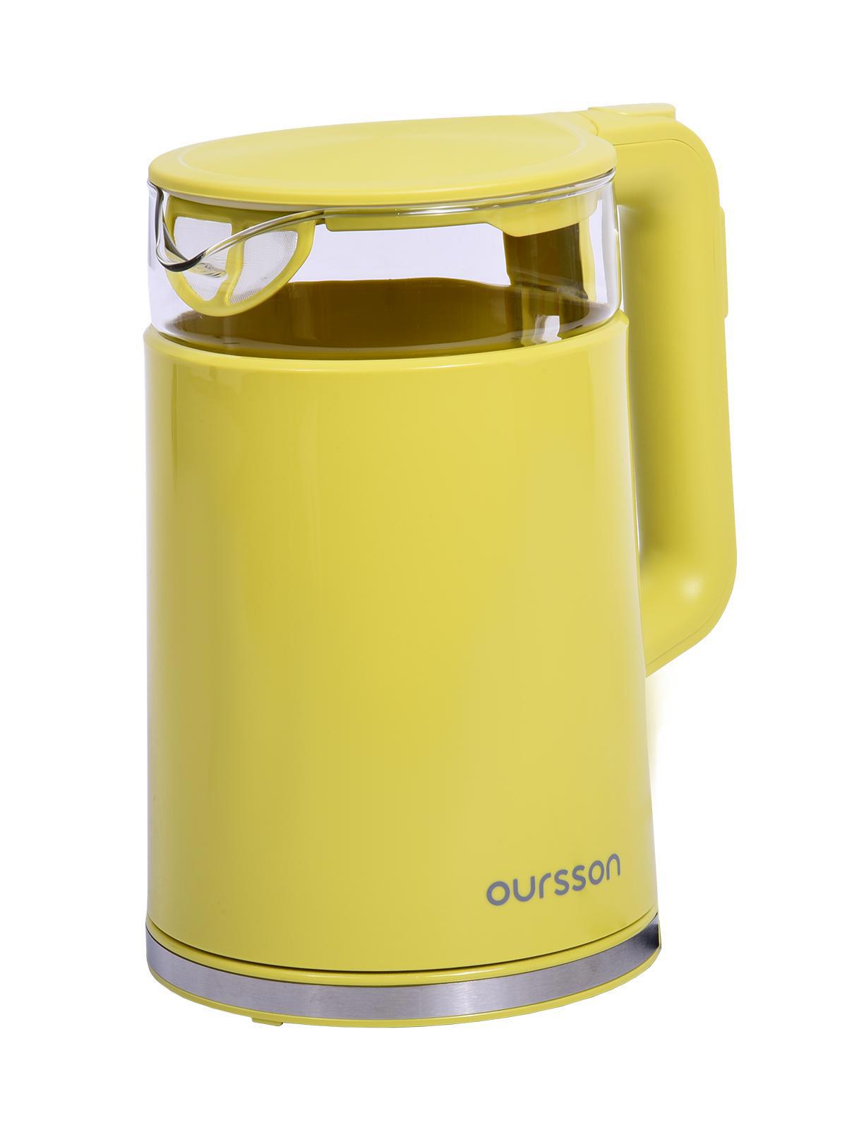 Изображение товара Электрический чайник Oursson EK1733WD/GA