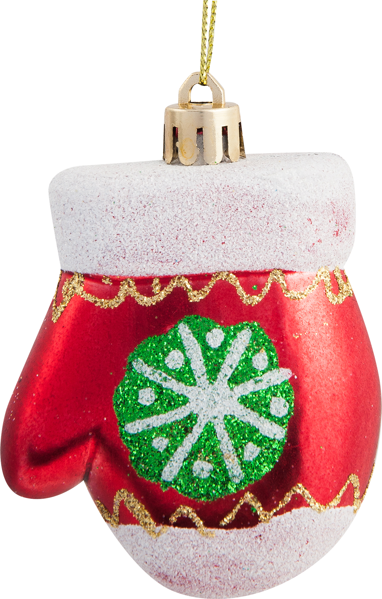 Изображение товара Ёлочная игрушка Варажка красная 7 см пластиковая новогоднее украшение