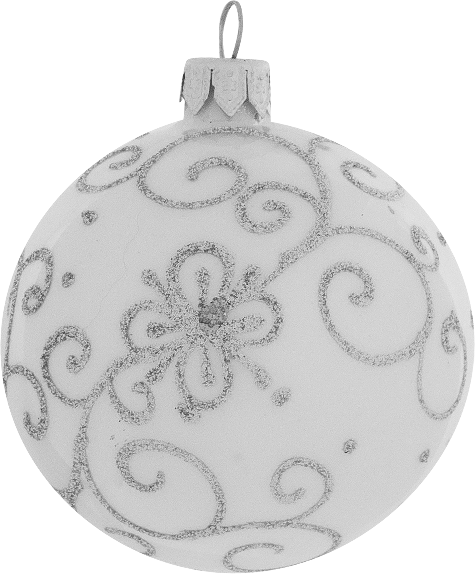 Изображение товара Ёлочный шар 80 см цвет белый матовый