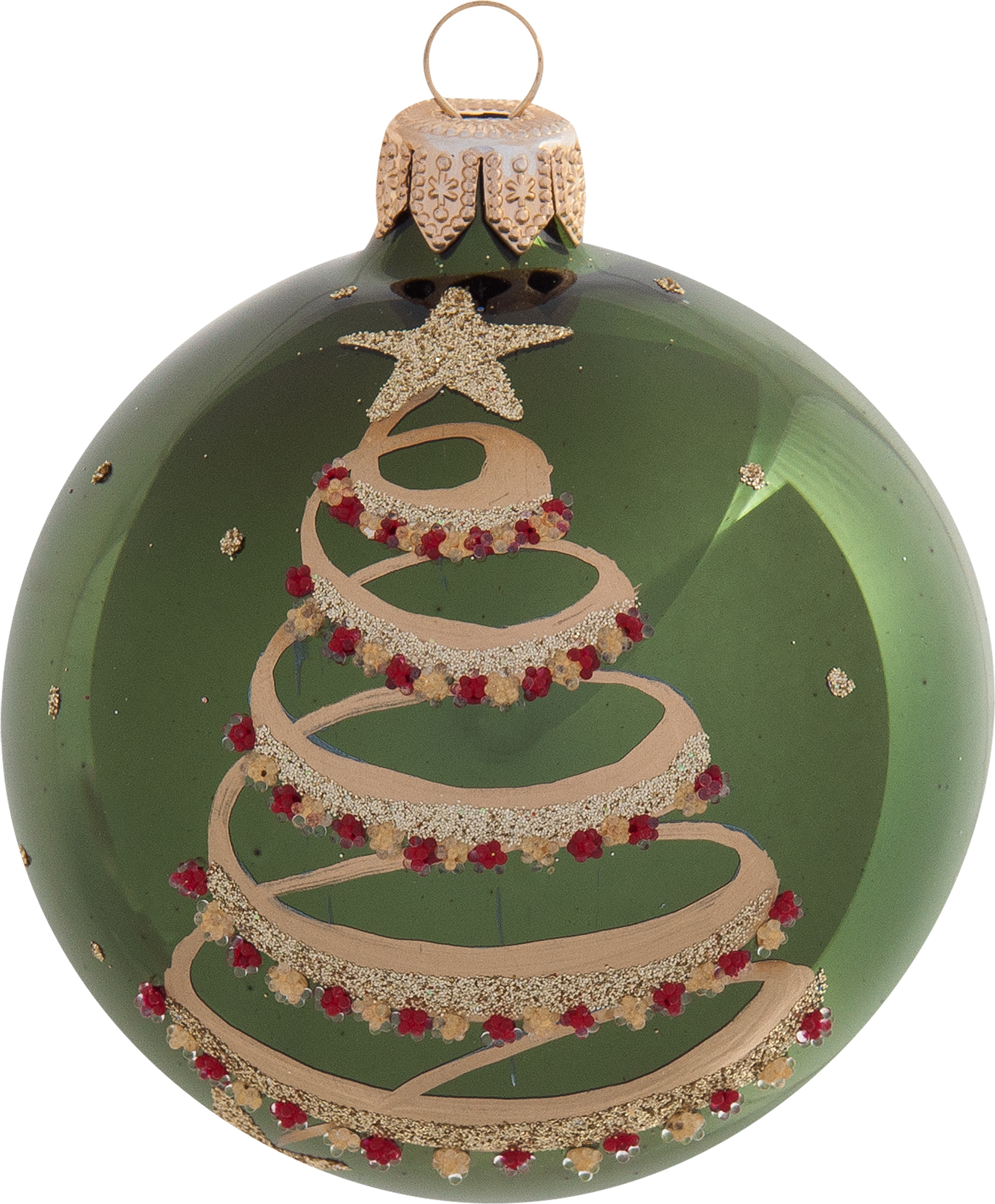 Изображение товара Шар ёлочный зеленый 80 см для новогоднего декора