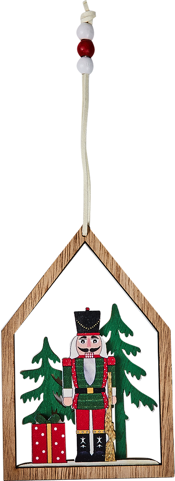 Изображение товара Ёлочное украшение «Рождественский домик» 9x0.6x28 см