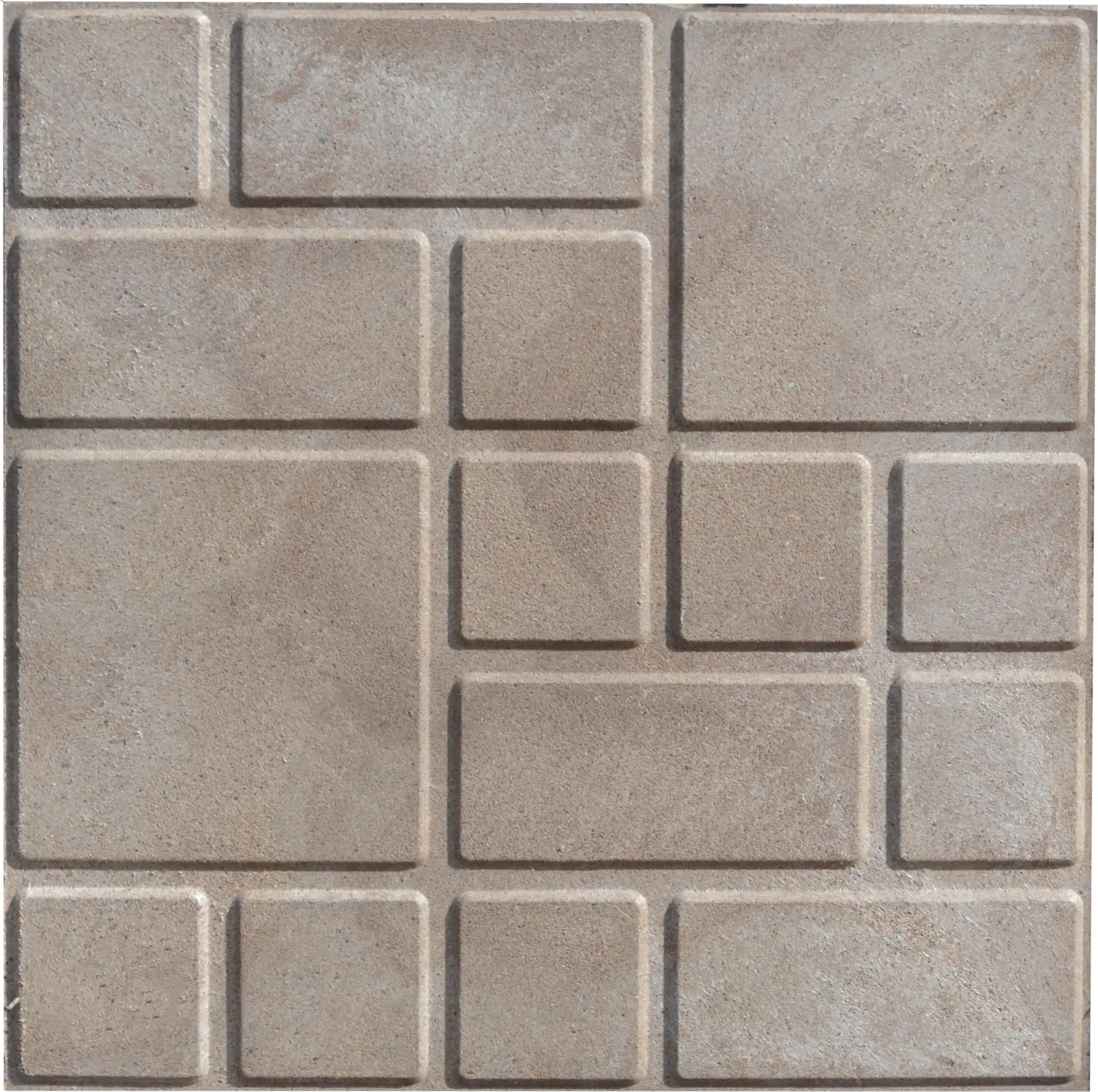 Плитка тротуарная полимерпесчаная 330x330x20 мм цвет серый