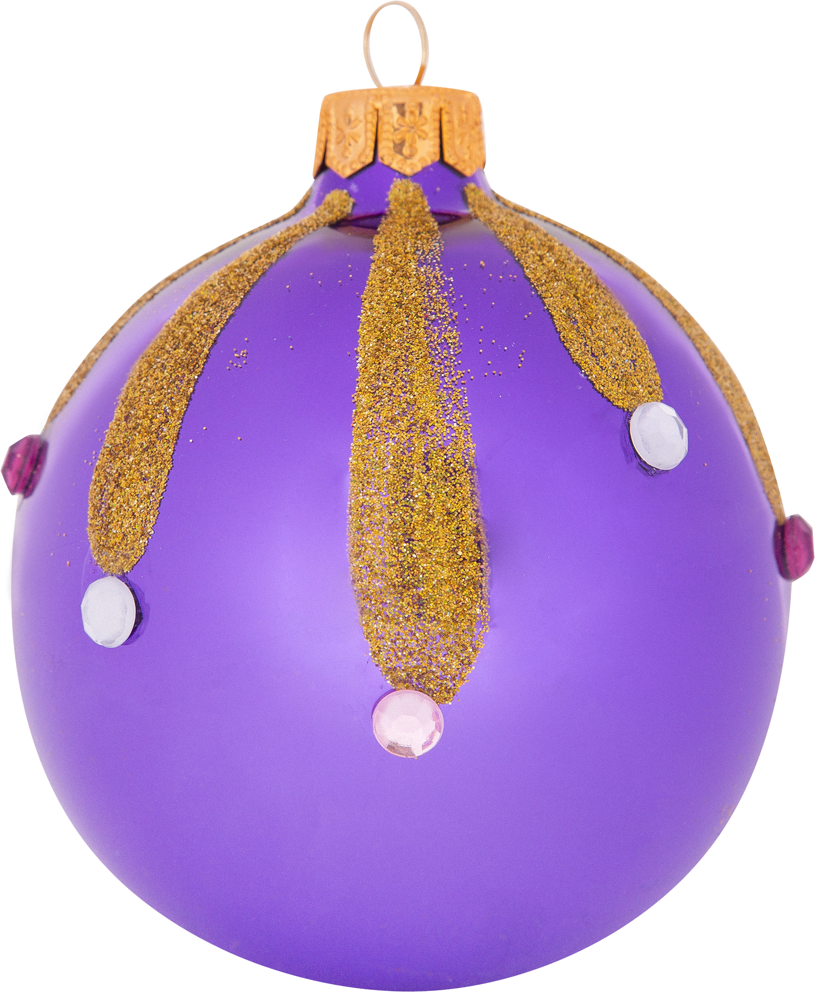 Изображение товара Шар ёлочный «Самоцветы» N3 85 мм