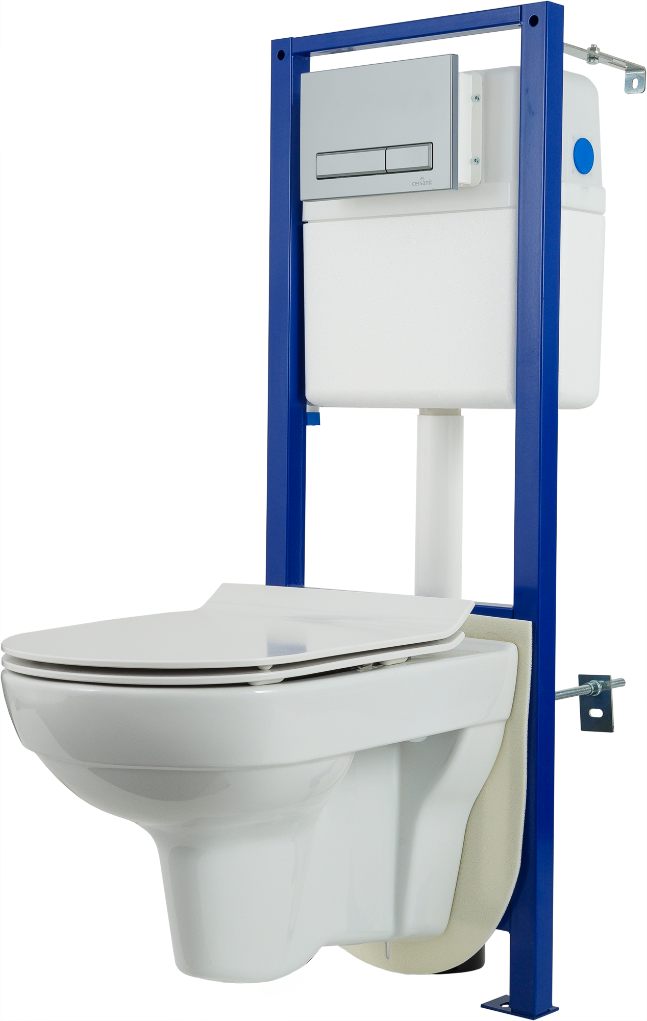 Изображение товара Комплект инсталляция Cersanit Link Pro и унитаз City DPL Slim