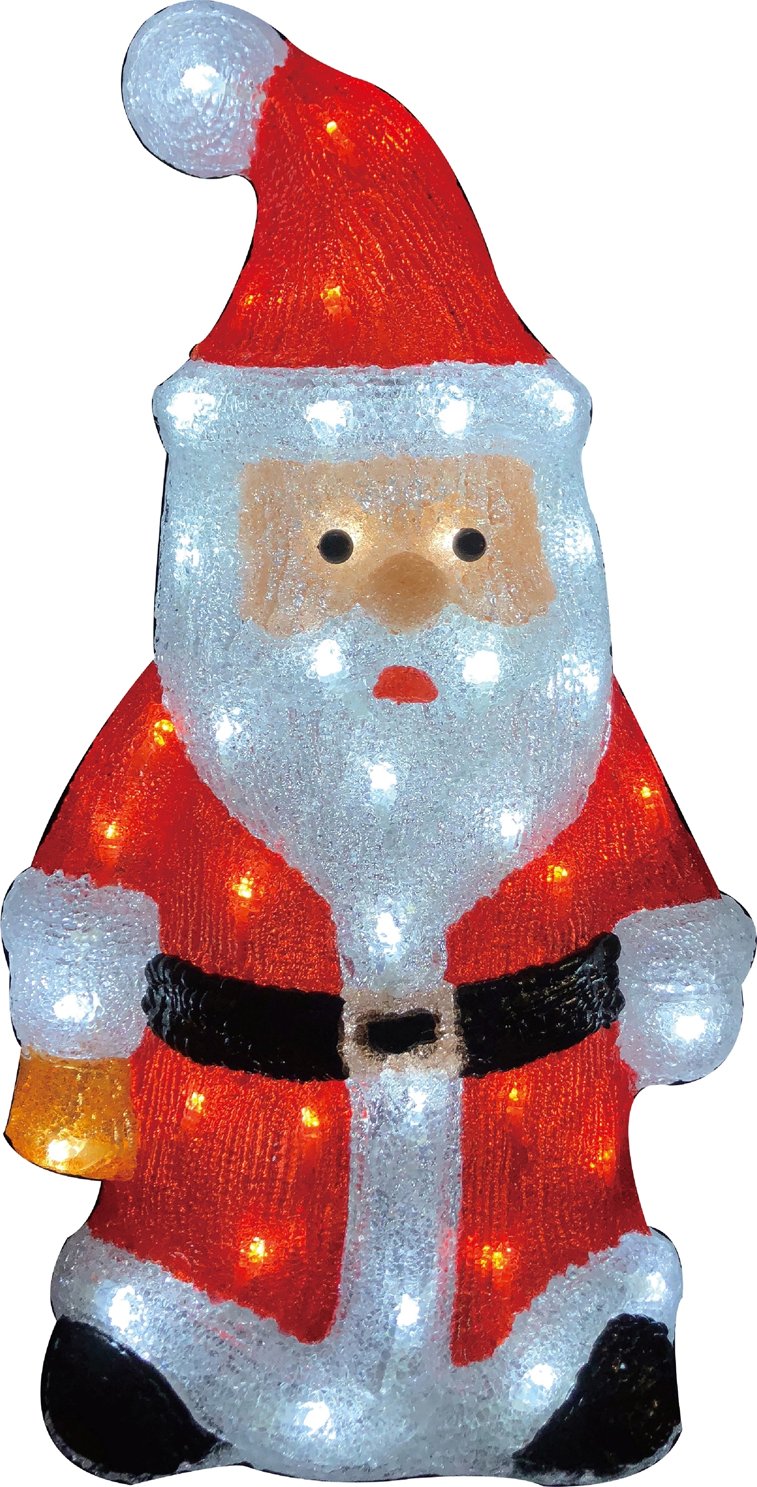 Изображение товара Светящаяся электрическая фигура Санта для улицы 80 ламп 45 см IP44