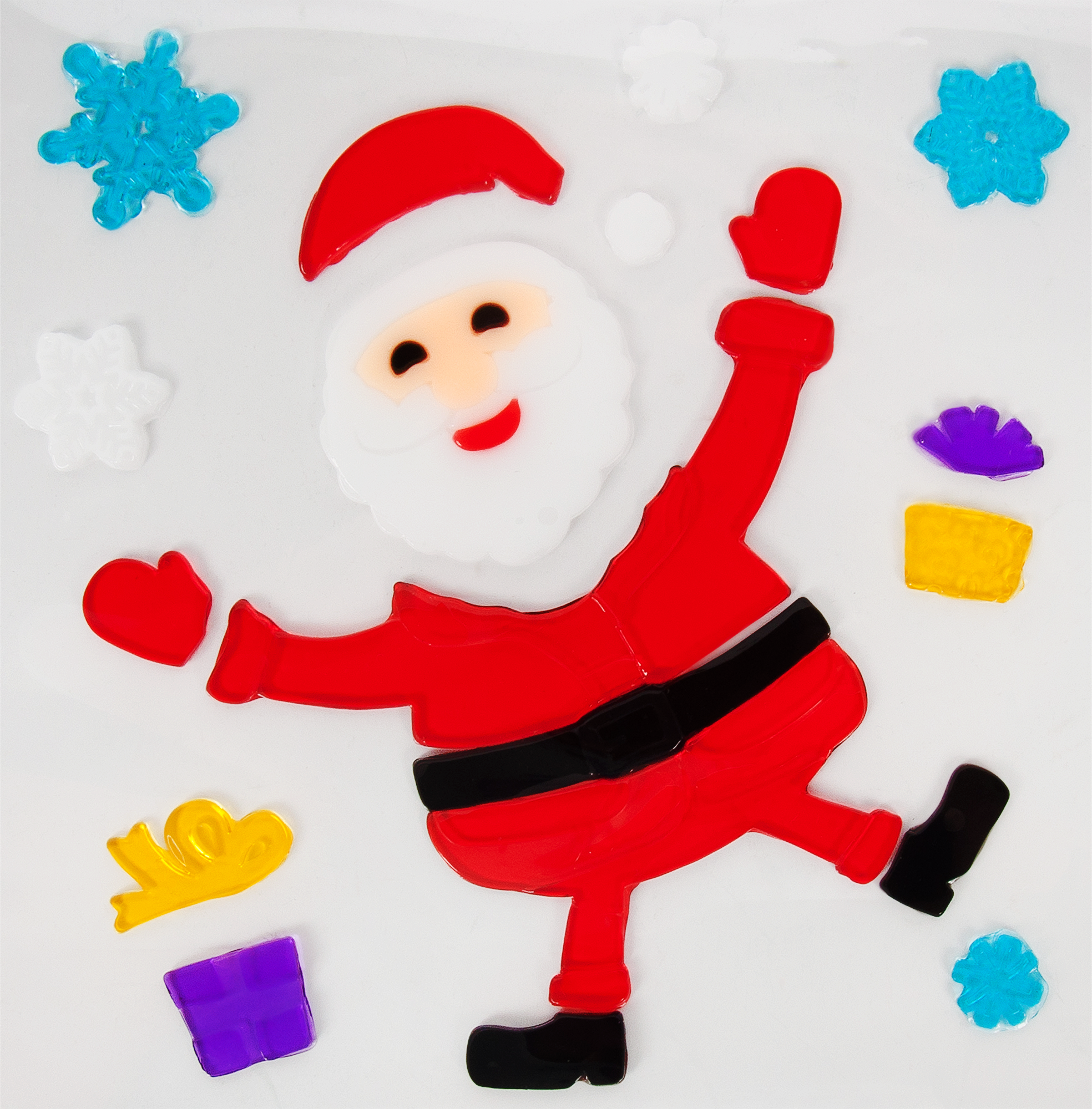 Изображение товара Набор новогодних наклеек «Веселый Дед Мороз»