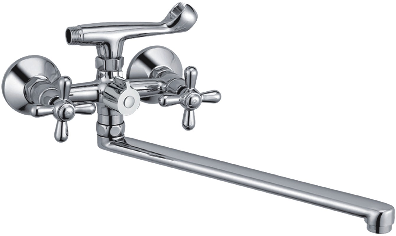 Изображение товара Смеситель Haiba HB2225 для ванны с душем и 150 мм межцентровым расстоянием