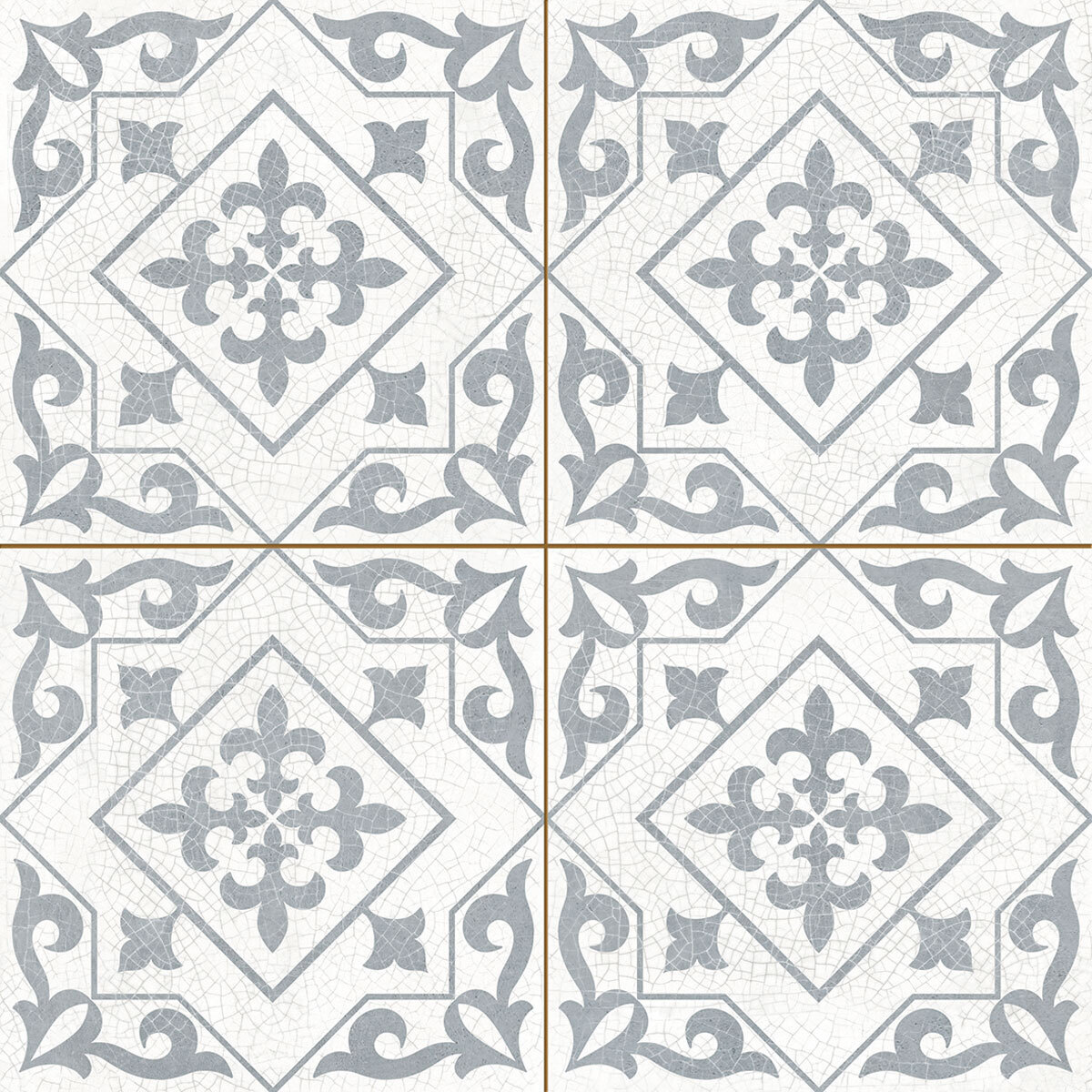 Изображение товара Глазурованный керамогранит Temple Silver 45x45 см матовый серый