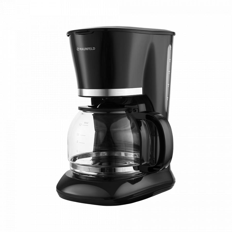 Изображение товара Кофеварка капельная Maunfeld MF-732BK 800 Вт 1.5 л черная