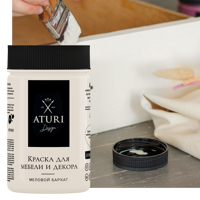 Изображение товара Краска для мебели меловая Aturi Design цвет ванильный мусс 400 г