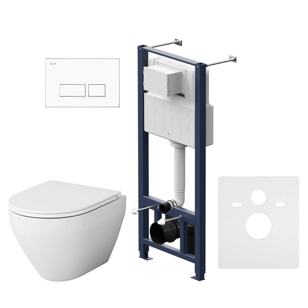 Изображение товара Комплект инсталляции AM.PM Spirit 2.0 IS47001 701700 Pro S с подвесным унитазом и сиденьем