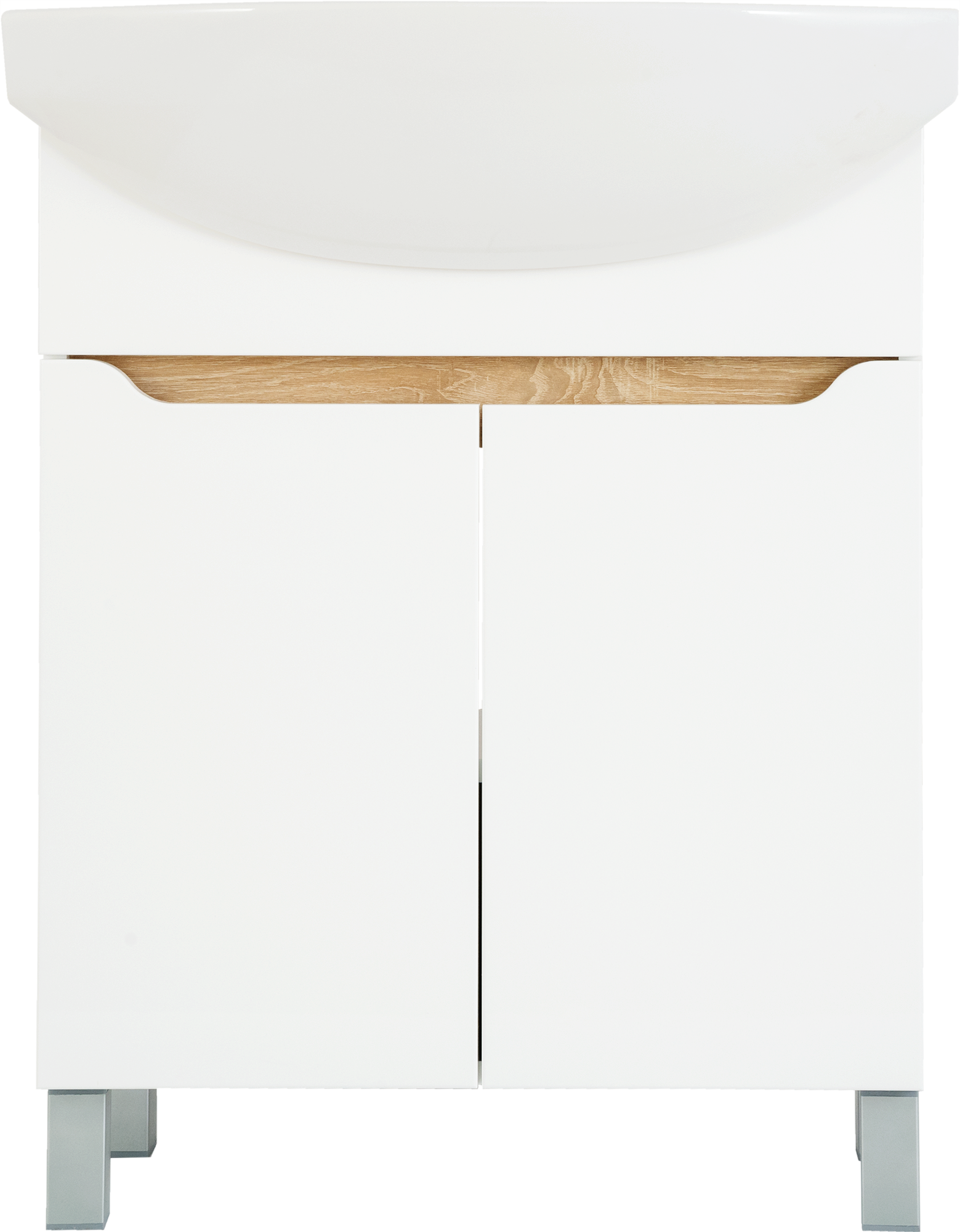 Изображение товара Тумба под раковину Руан 65 белая напольная для ванной комнаты