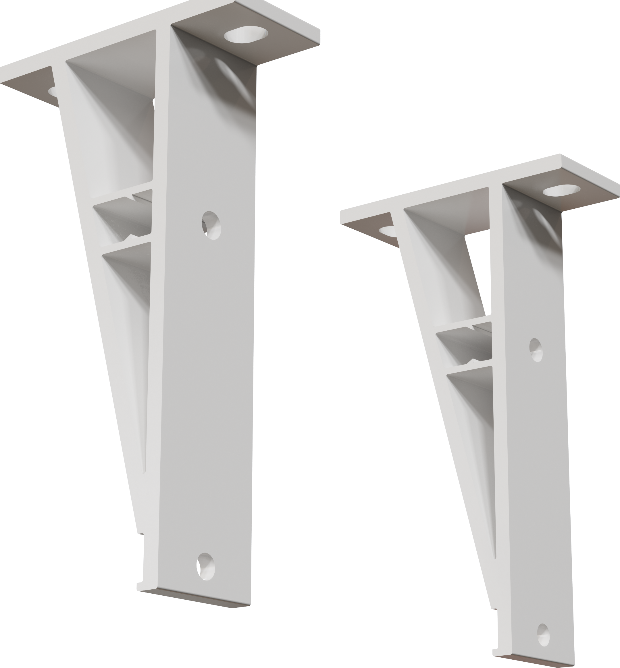 Изображение товара Кронштейны для крепления маркизы Naterial, сталь, цвет белый, 2шт.