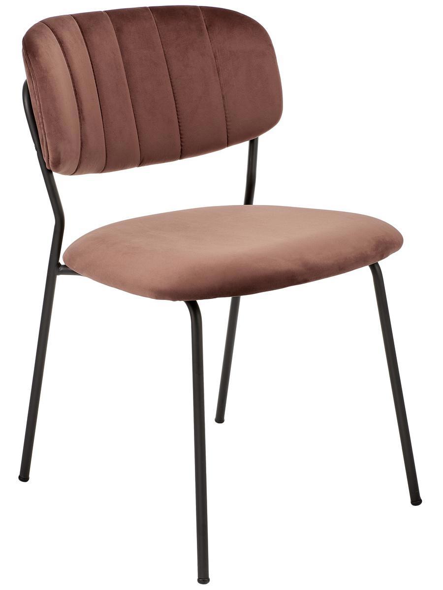 Изображение товара Стул Bradexhome Carol FR 0470 55x78x49 см современный дизайн оранжевый голубой