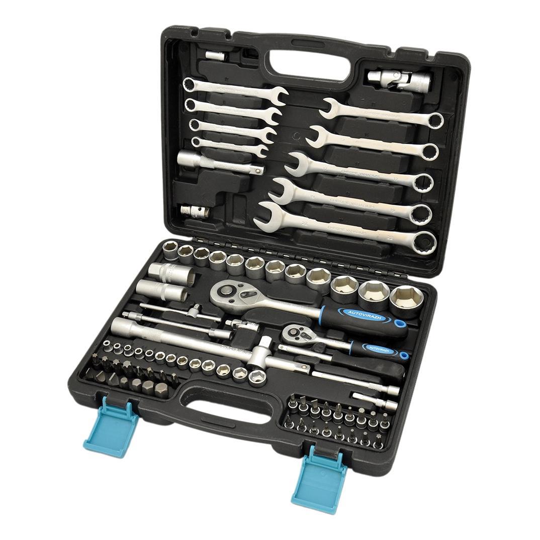 Изображение товара Набор инструментов AUTOVIRAZH AV-212082 82 предмета в кейсе