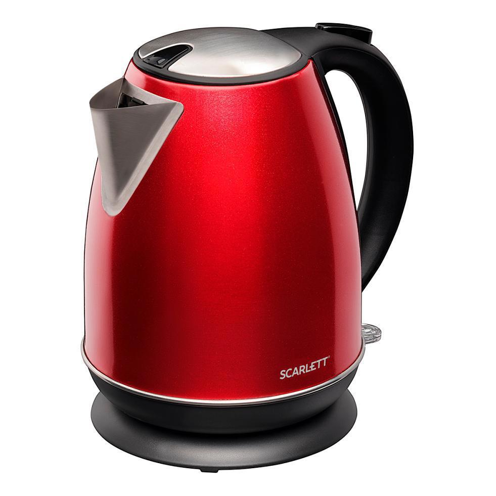 Изображение товара Электрический чайник Scarlett SC-EK21S87 1.7 л автоматическое отключение красный