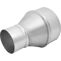 Изображение товара Переходник для круглых воздуховодов Ore D160/100 мм оцинкованный металл