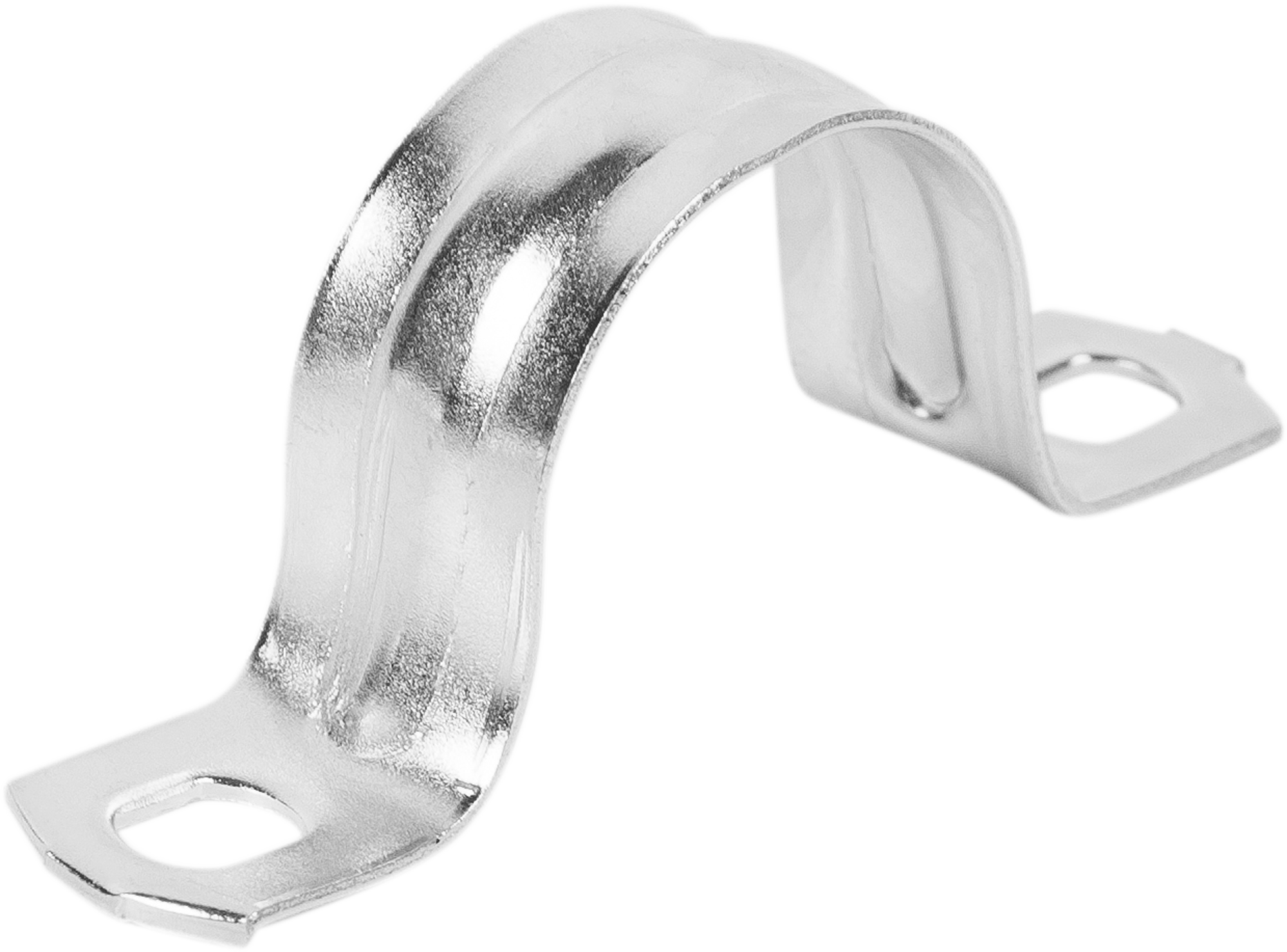 Скоба двухлапковая Oxion D21-22 мм оцинкованная 10 шт.