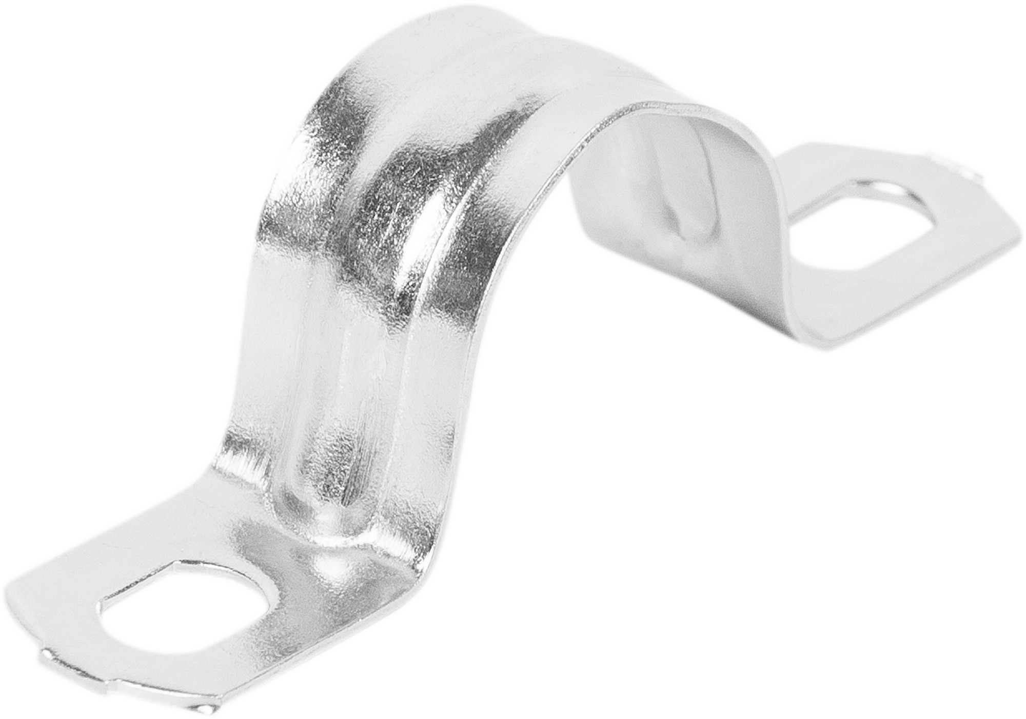 Скоба двухлапковая Oxion D16-17 мм оцинкованная 10 шт.