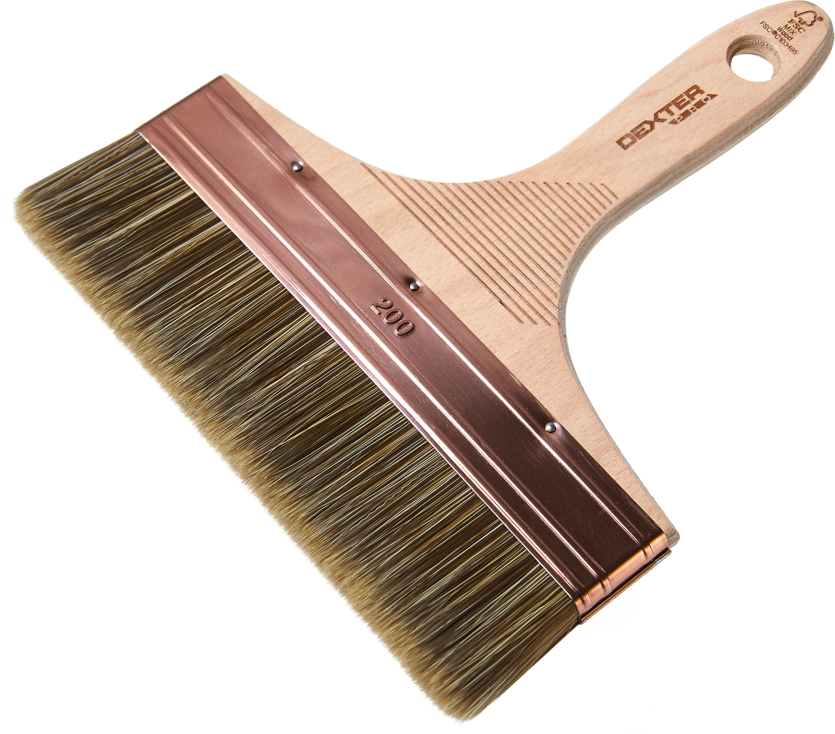 Изображение товара Кисть для лаков и масел Dexter Pro 200 мм синтетическая щетина плоская