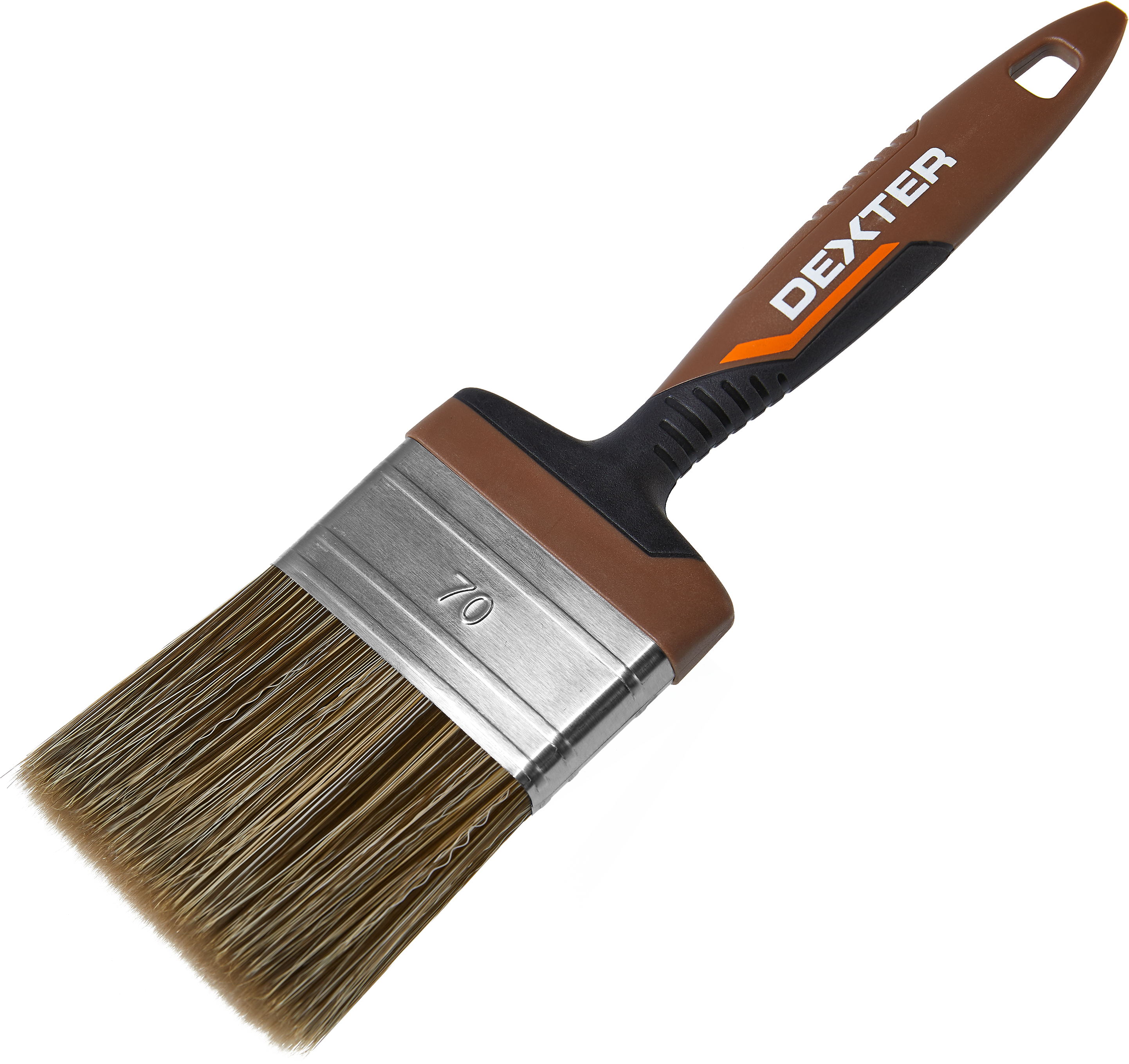Изображение товара Кисть для лаков и антисептиков Dexter 70 мм синтетическая плоская
