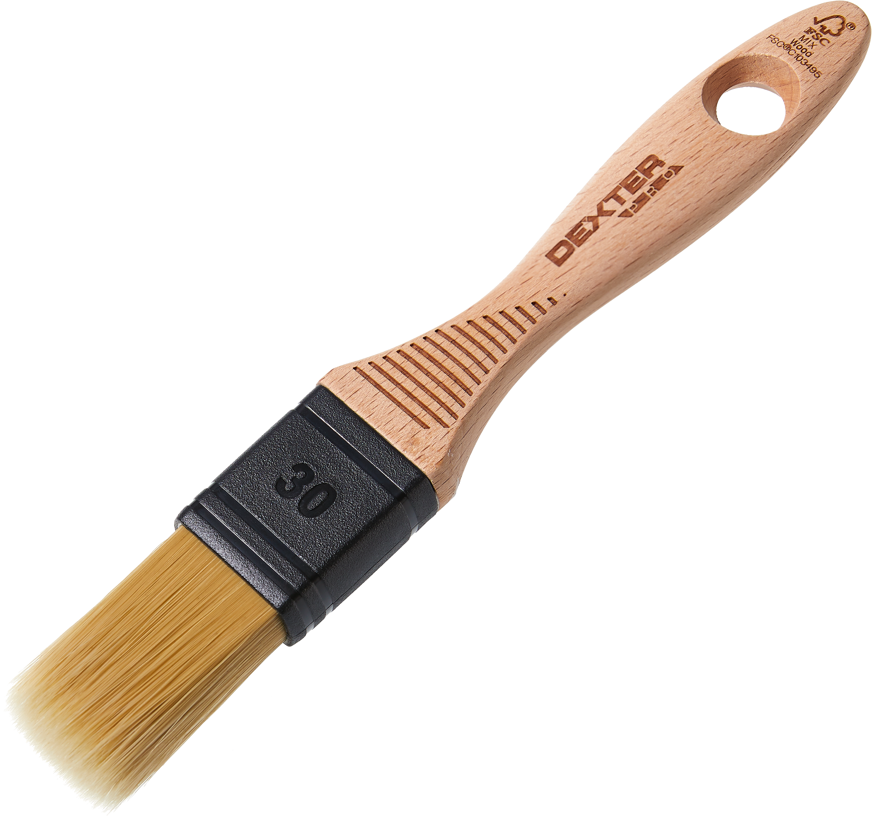 Изображение товара Кисть плоская универсальная 30 мм Dexter Pro синтетическая щетина
