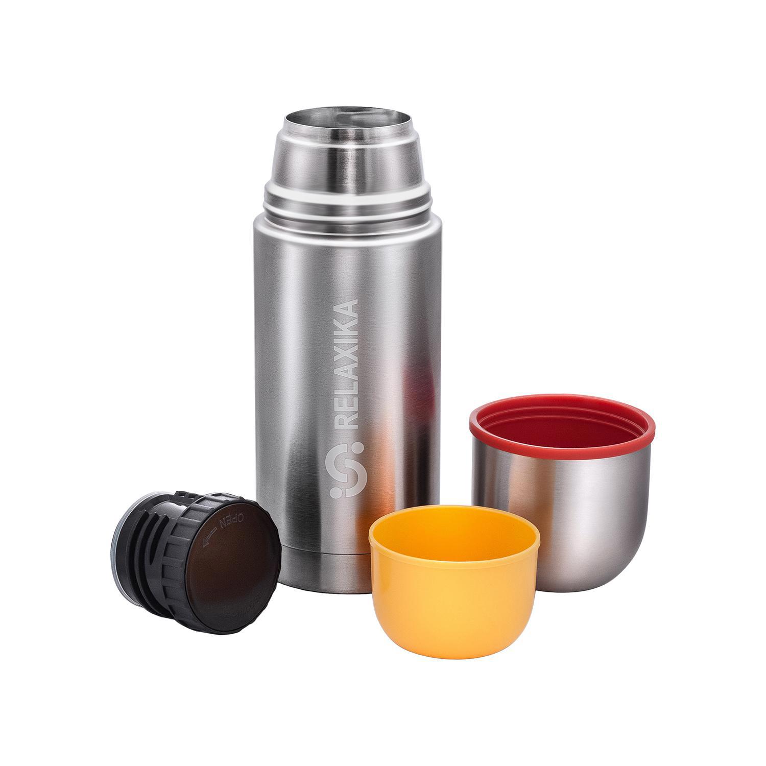 Изображение товара Термос Relaxika R102 500 мл с двумя чашками вакуумная изоляция