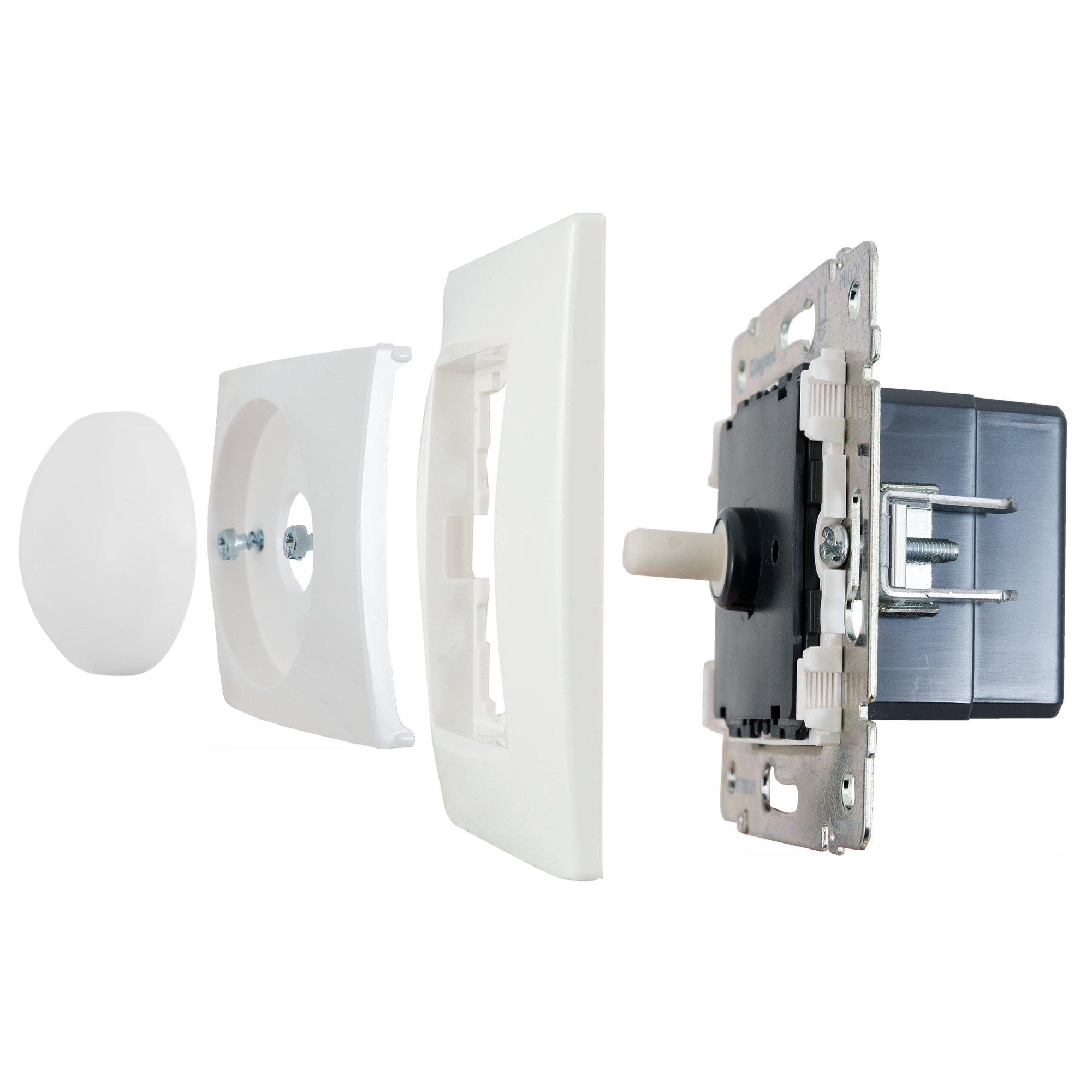Диммер поворотно-нажимной - Legrand Valena - 400Вт - белый - 5
