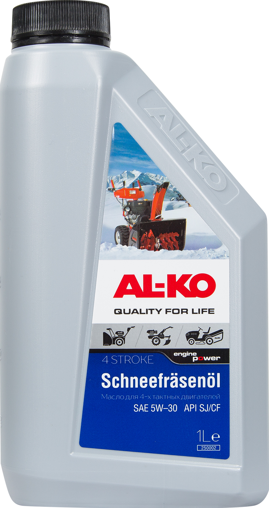 Изображение товара Масло моторное зимнее 4Т AL-KO 250002 5W-30 полусинтетическое 1 л