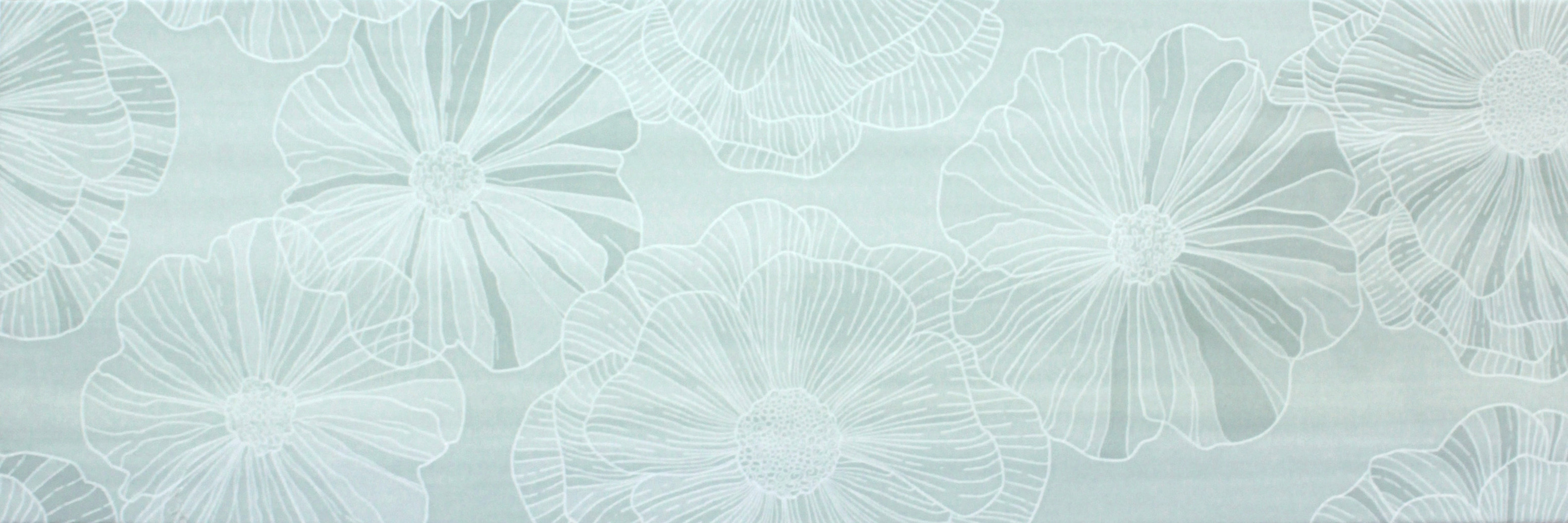 Изображение товара Настенная декоративная керамическая плитка Сенсус 25x75 зеленая глянцевая