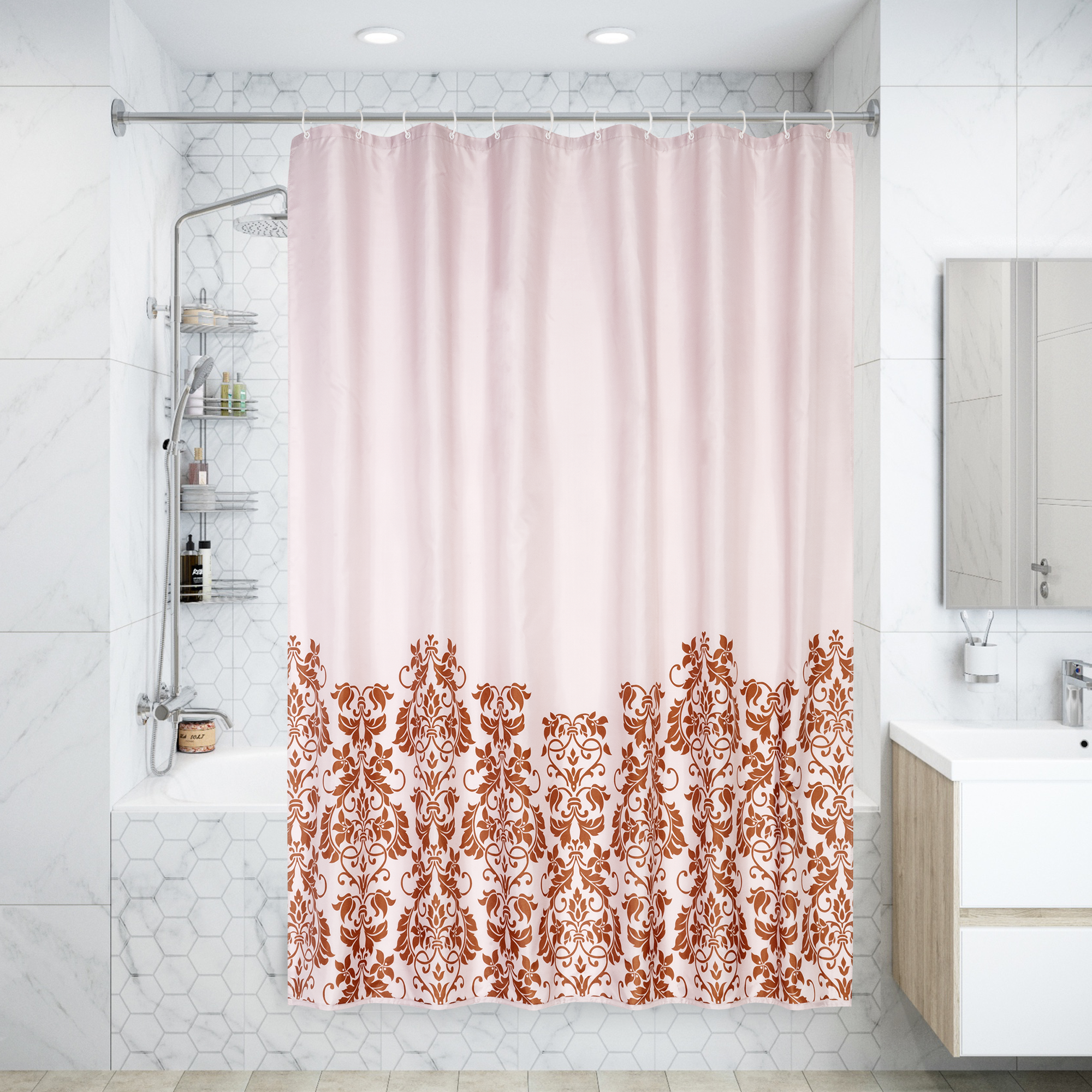 Изображение товара Штора для ванной Swensa Orso 180x200 см полиэстер цвет мультиколор