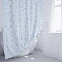 Изображение товара Штора для ванной Fixsen Garden 180x200 см полиэстер цвет синий Изображение товара Штора для ванной Fixsen Garden 180x200 см полиэстер цвет синий