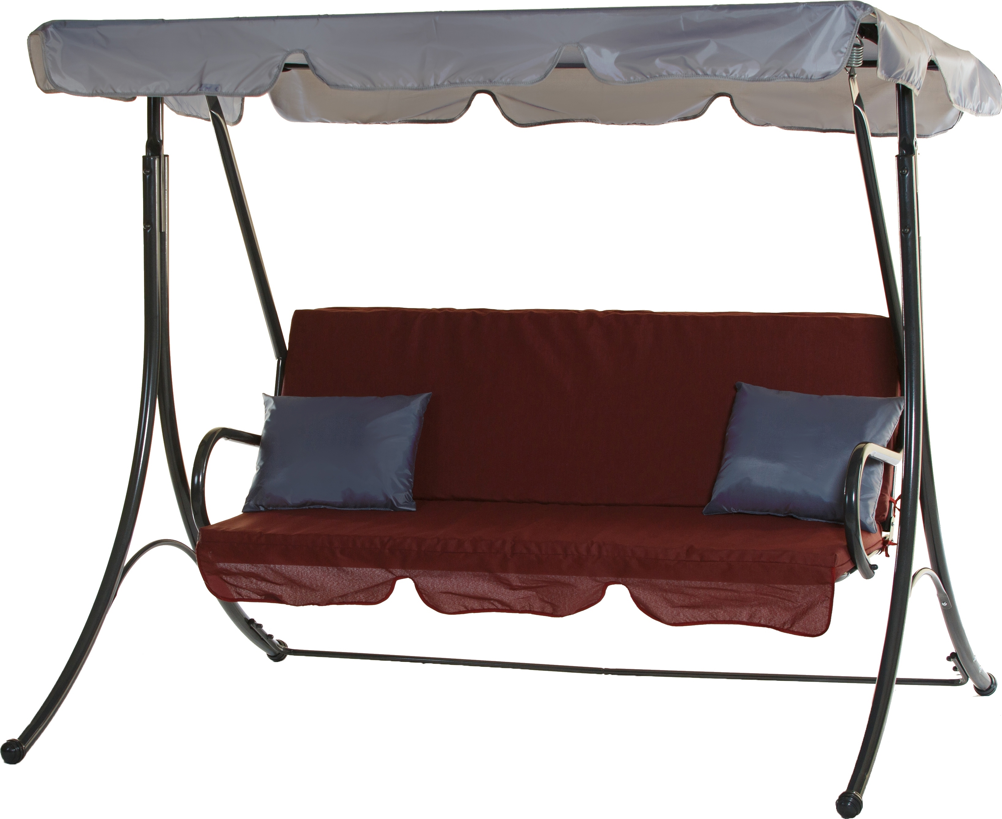 Изображение товара Качественные садовые качели Мартинелла с тентом и 2-мя подушками
