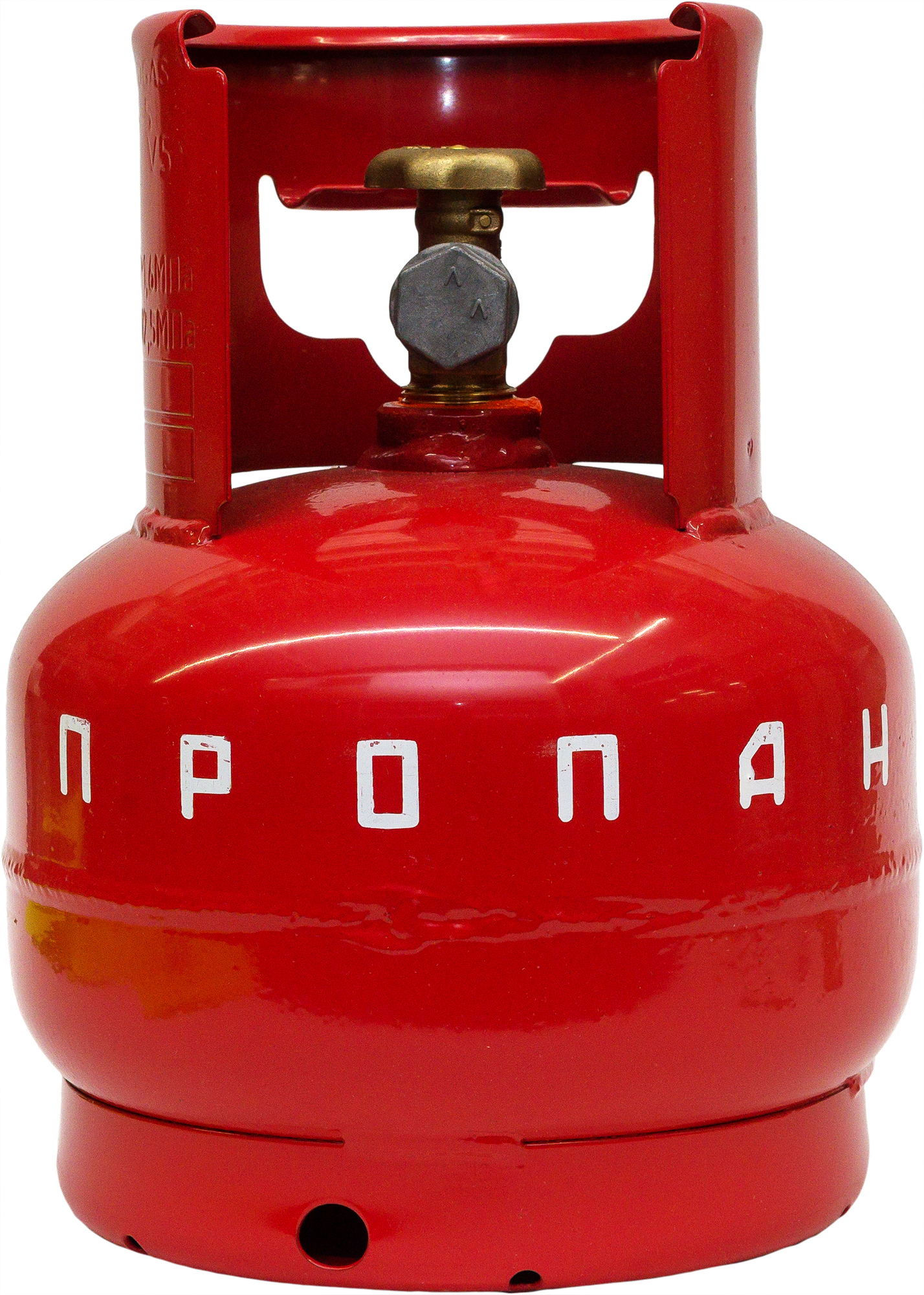 Изображение товара Газовый баллон НЗГА с предохранительным клапаном 5 л сталь цвет красный