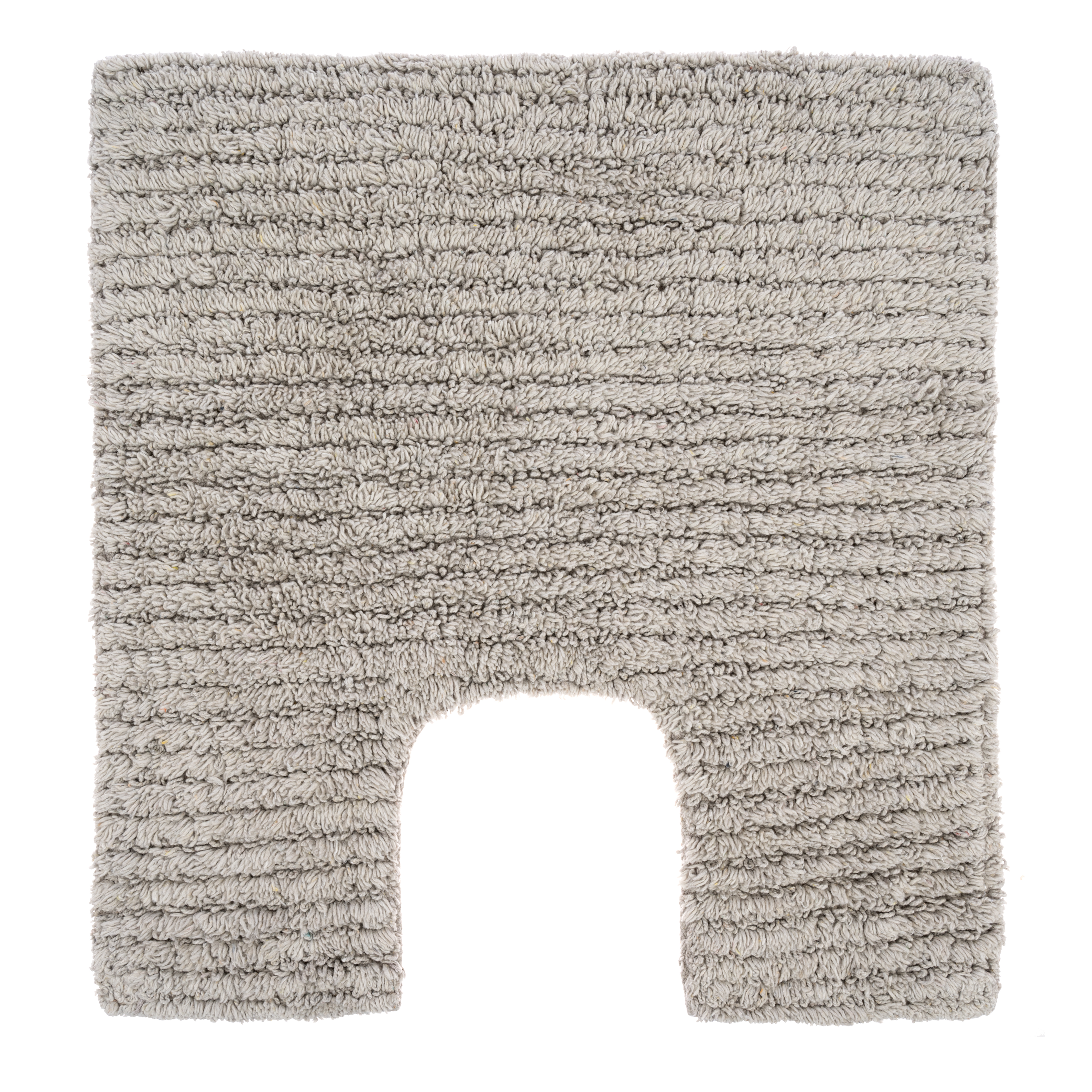 Изображение товара Коврик для туалета Willow Gray 45x45 см хлопок цвет серый