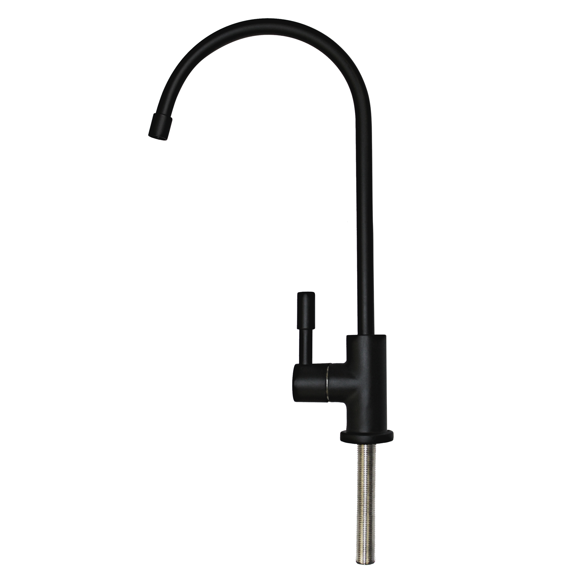 Изображение товара Кран для чистой воды Барьер черный из латуни с монтажом в кухонную мойку и столешницу