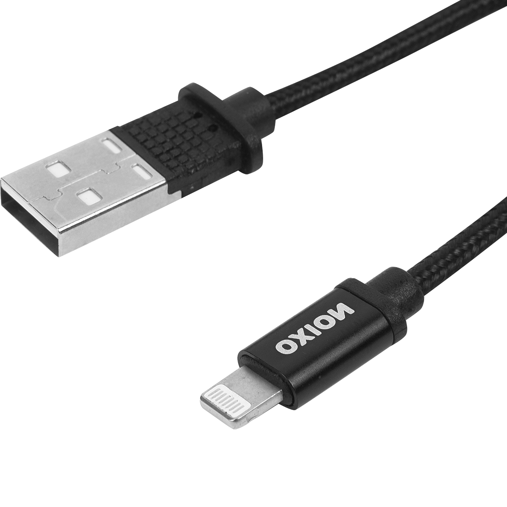 Кабель Oxion USB-Lightning 1.3 м 2 A цвет черный