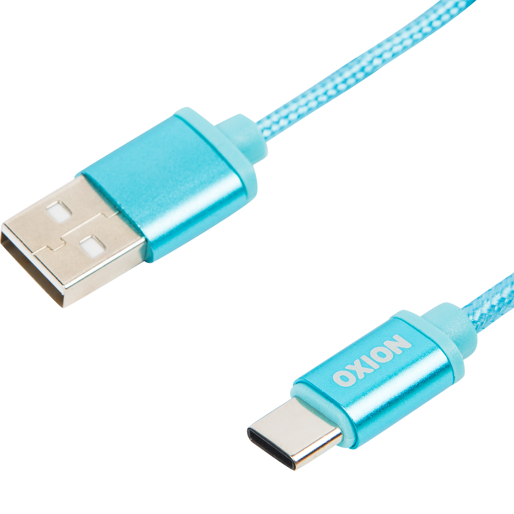 Кабель Oxion USB-Type-C 1.3 м 2 A цвет синий